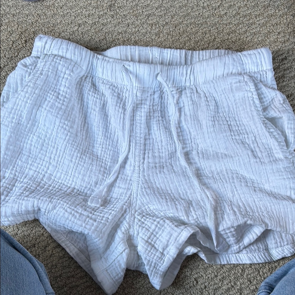 White Women's Casual Shorts